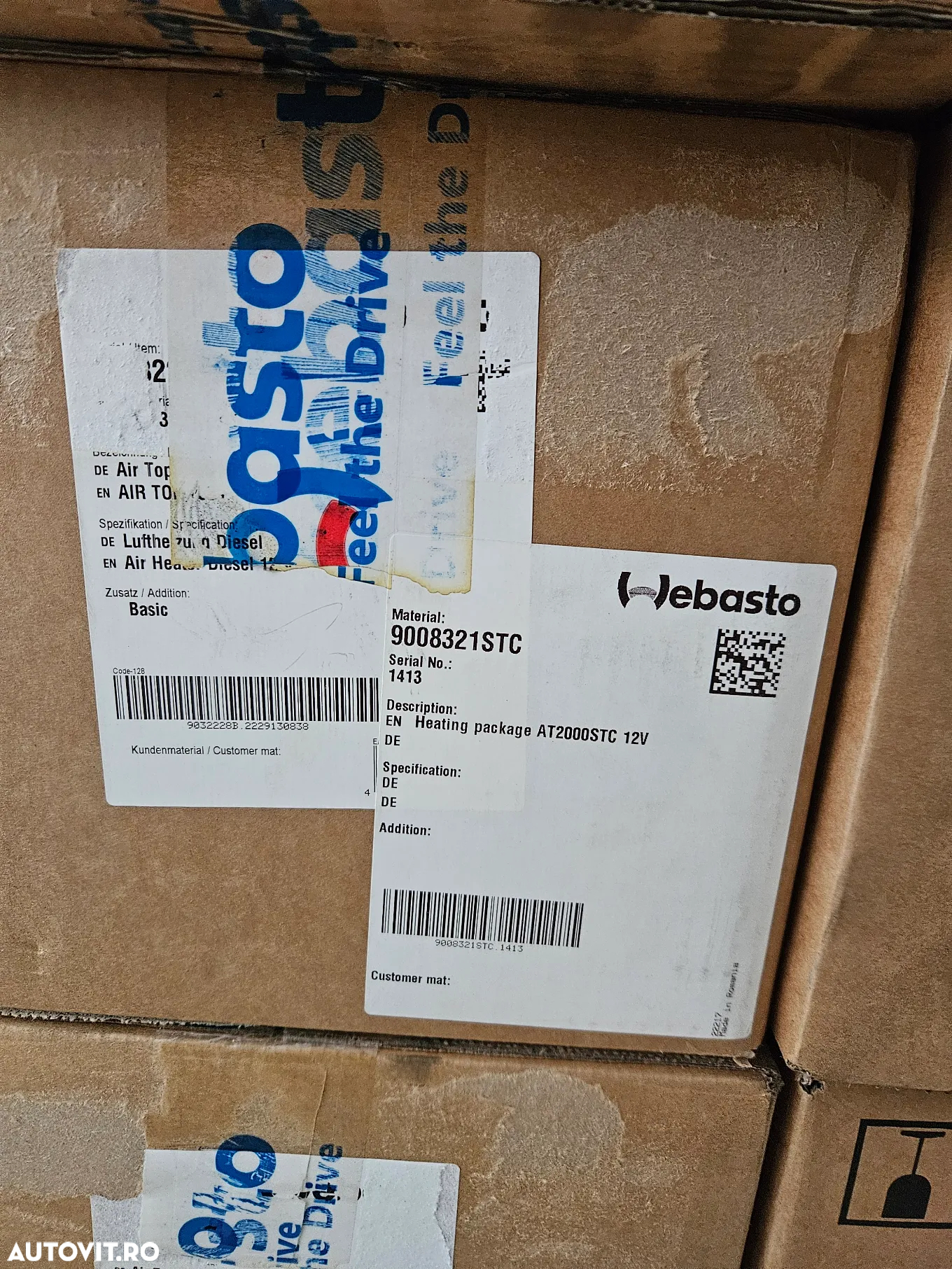 Sirocou Webasto Air Top 2000 STC 12v 2.0kw diesel - 2