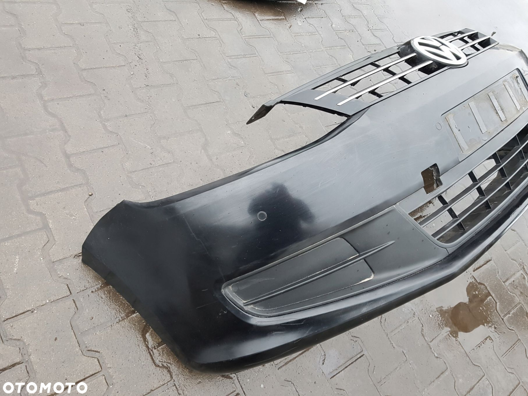 VW SHARAN 7N 10-15r ZDERZAK PRZÓD PDC GRILL - 6