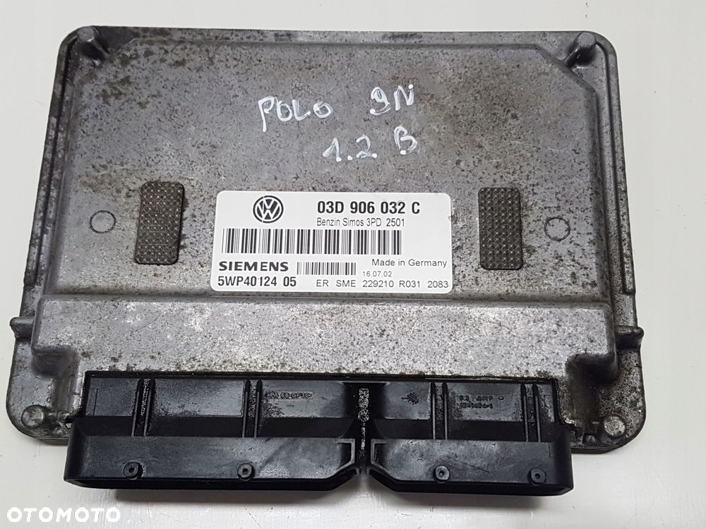 POLO 9N 1.2 KOMPUTER MODUŁ 03D906032C 5WP4012405 - 2