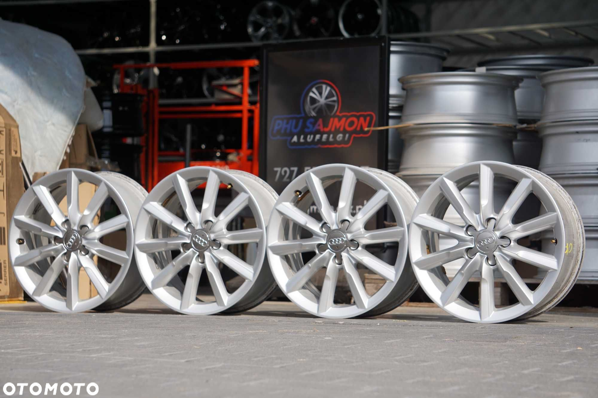 Alufelgi Audi 5x112 7Jx17 et43 cb57,1 w oryginale, duze dekle - 7