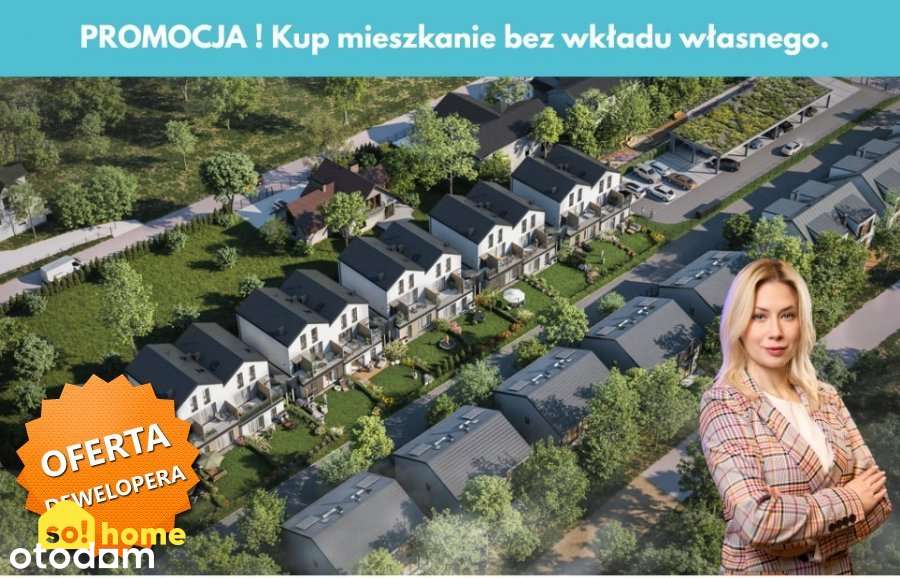 Mieszkanie na parterze z ogrodem 55m