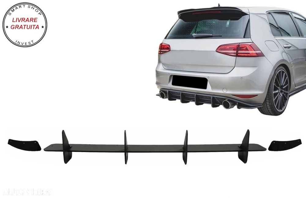 Extensie Difuzor Bara Spate VW Golf 7 VII GTI (2013-2016)- livrare gratuita - 14