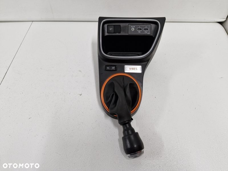 renault twingo 3 iii lift ramka lewarka tunelu usb gałka mieszek - 1