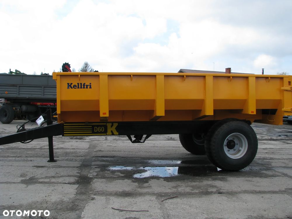 Inny Przyczepa budowlana KELLFRI - 6-9-Ton skorupowa - wywrot do tyłu - 18