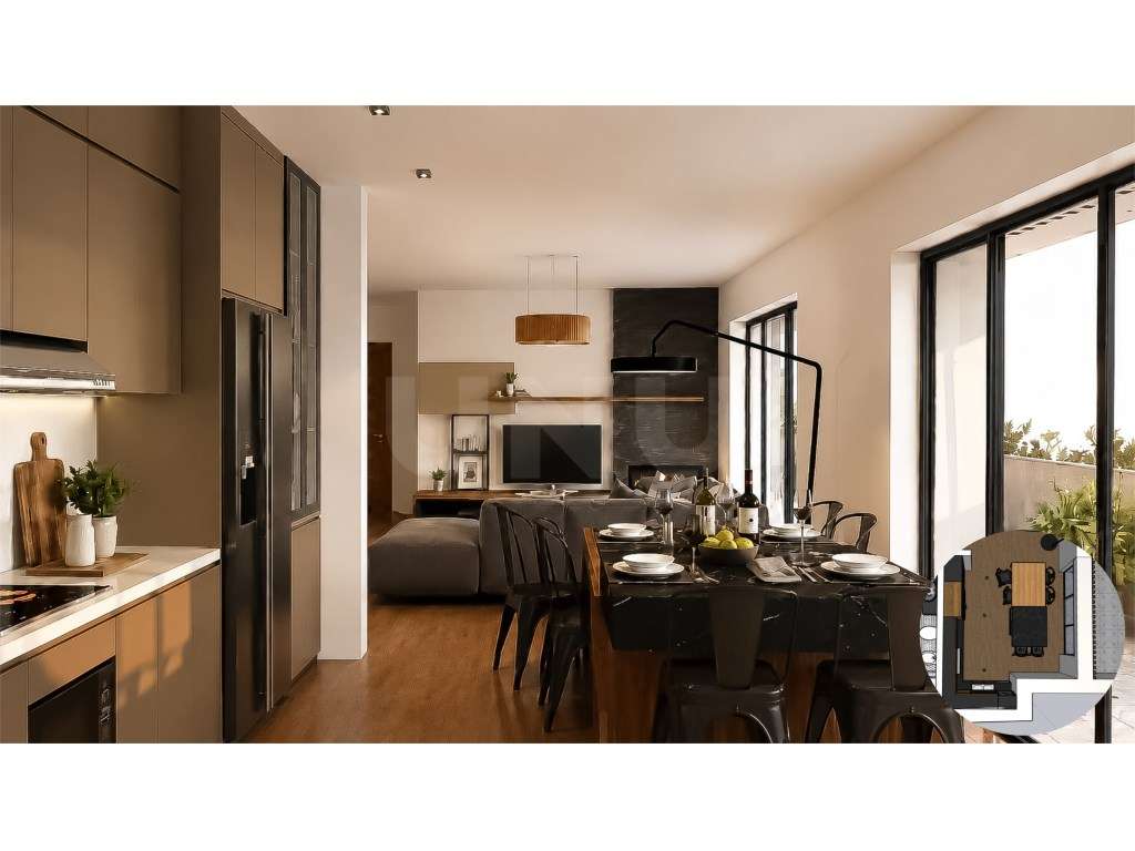 Apartamento T2 para venda na praia da Consolação, Peniche. - Grande imagem: 3/8