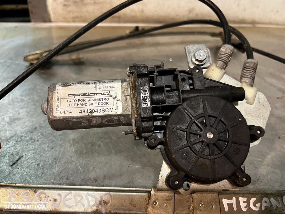 ELVADOR DO VIDRO RENAULT MEGANE II - 03-08 - FRENTE ESQUERDO - 2