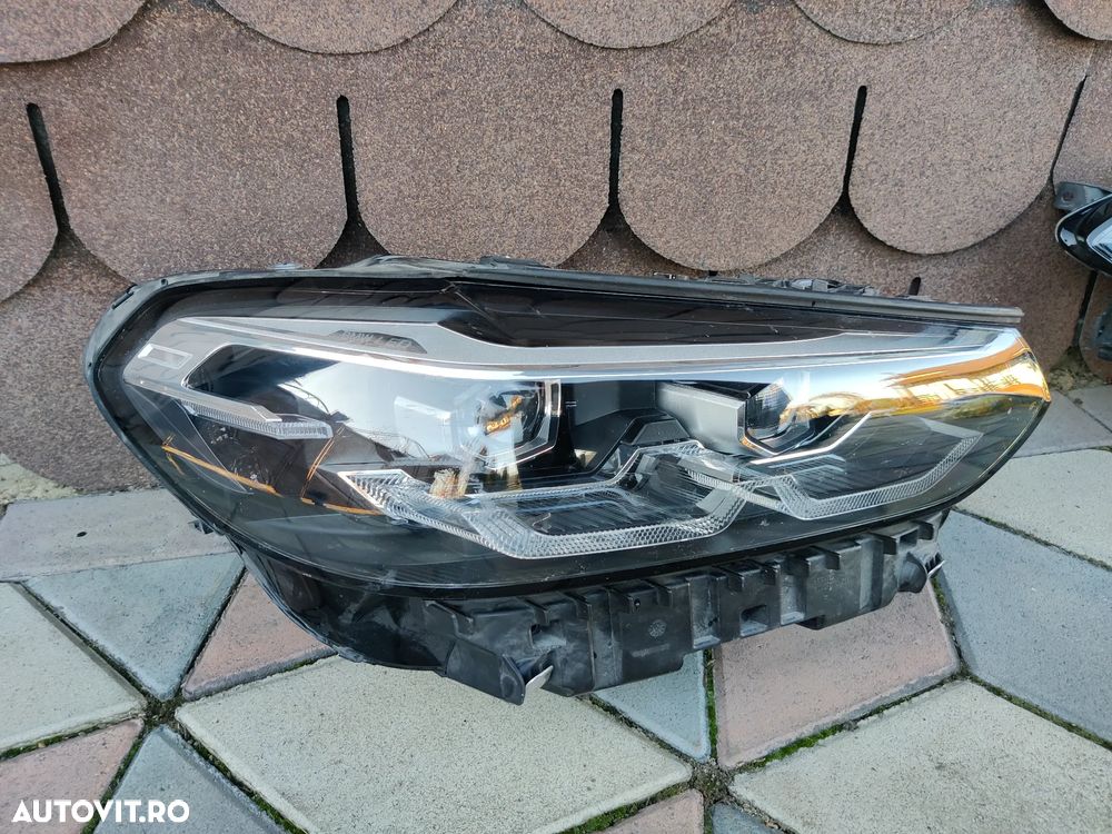 Far dreapta fata Full Led Xenon adaptiv BMW X3 G01 X4 G02 2021-2024 Facelift A8 5A29202-07 LL / LE20A6455 - 4