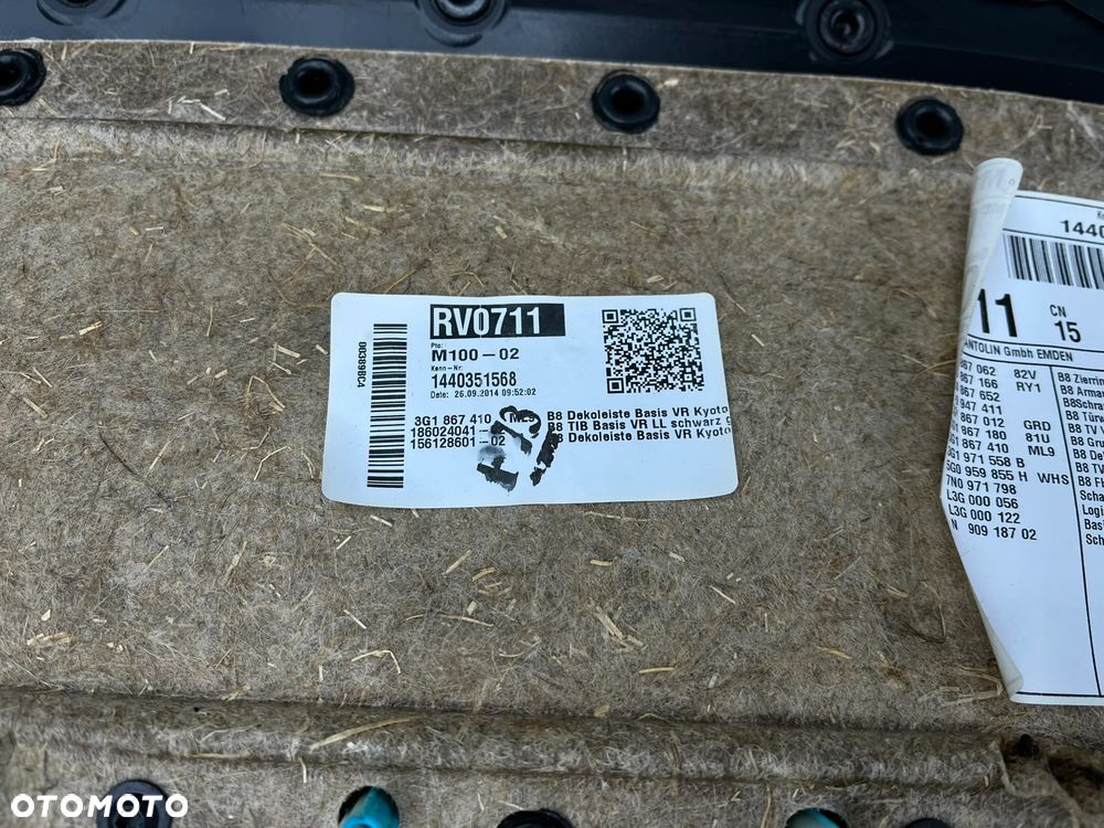 VW Passat B8 Boczek drzwi prawy przód 3G1867012 3G1971558B - 7
