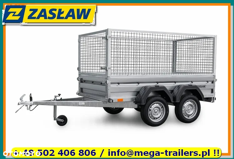 Zaslaw Przyczepa Samochodowa DMC do 750 KG BURTY UCHYLNE OCYNK !!! - 3