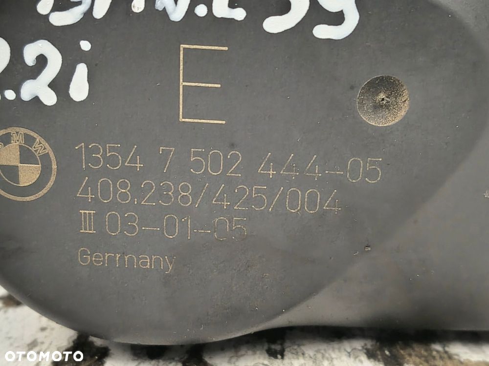 PRZEPUSTNICA BMW E39 E46 2.2 i oryginał 7502444 - 2