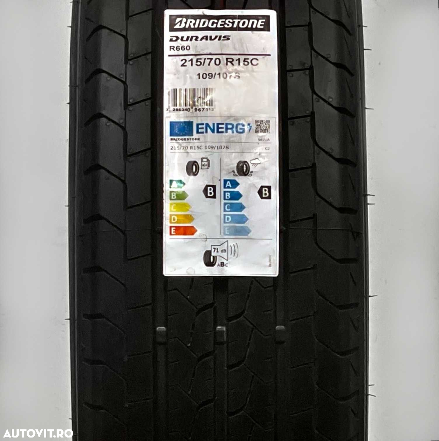 Anvelopa NOUA Vara 215/70 R15C Bridgestone Duravis R 660 109/107S - 2