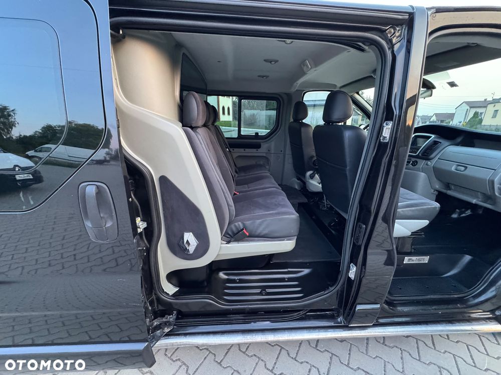 Renault TRAFIC L2H1 Long Climatronic Elektryka Tempomat Navi Dubel Kabina Brygadówka Rury Hak Pdc - 11
