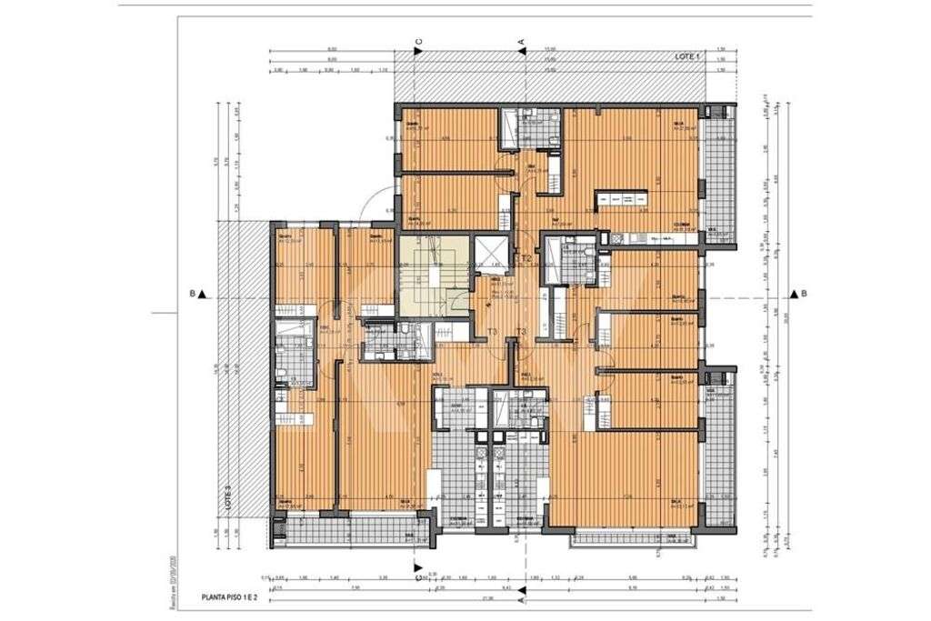 Apartamento T3  em construção. Acabamentos de luxo. Lugar de garagem - Grande imagem: 2/8