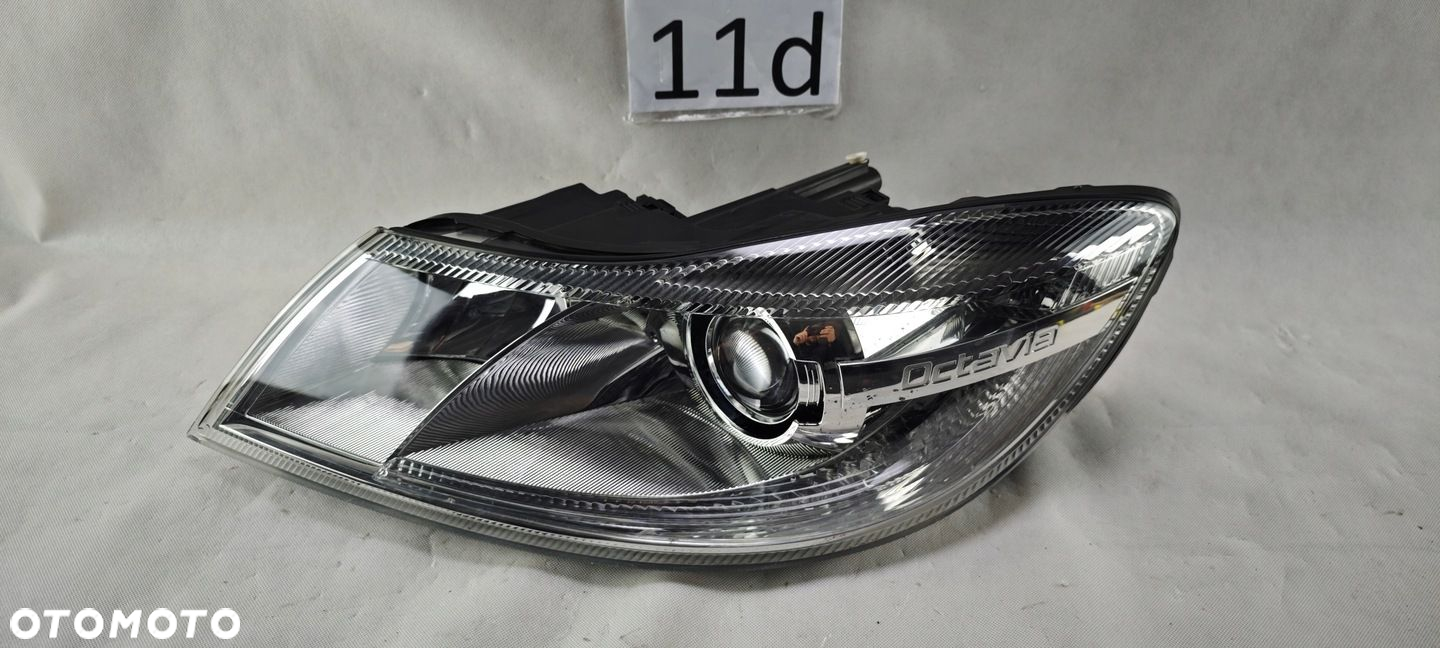 SKODA OCTAVIA II LIFT XENON SKRĘTNY LEWY REFLEKTOR LAMPA LEWA 1Z1941015G - 5