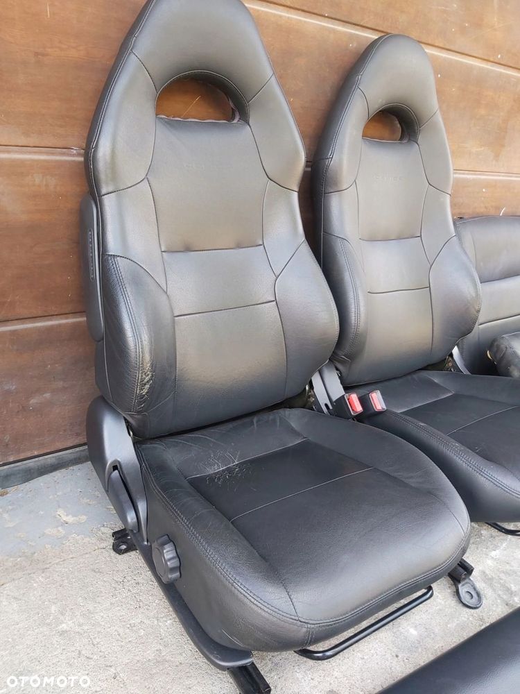 Toyota Celica VII fotel SKÓRA przód lewy prawy kanapa tył - 4