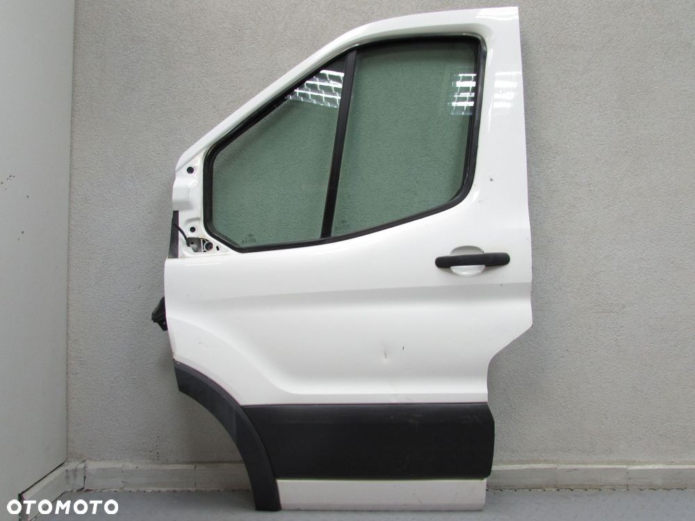 FORD TRANSIT VIII MK8 14-19 DRZWI PRZOD LEWE FROZEN WHITE - 1