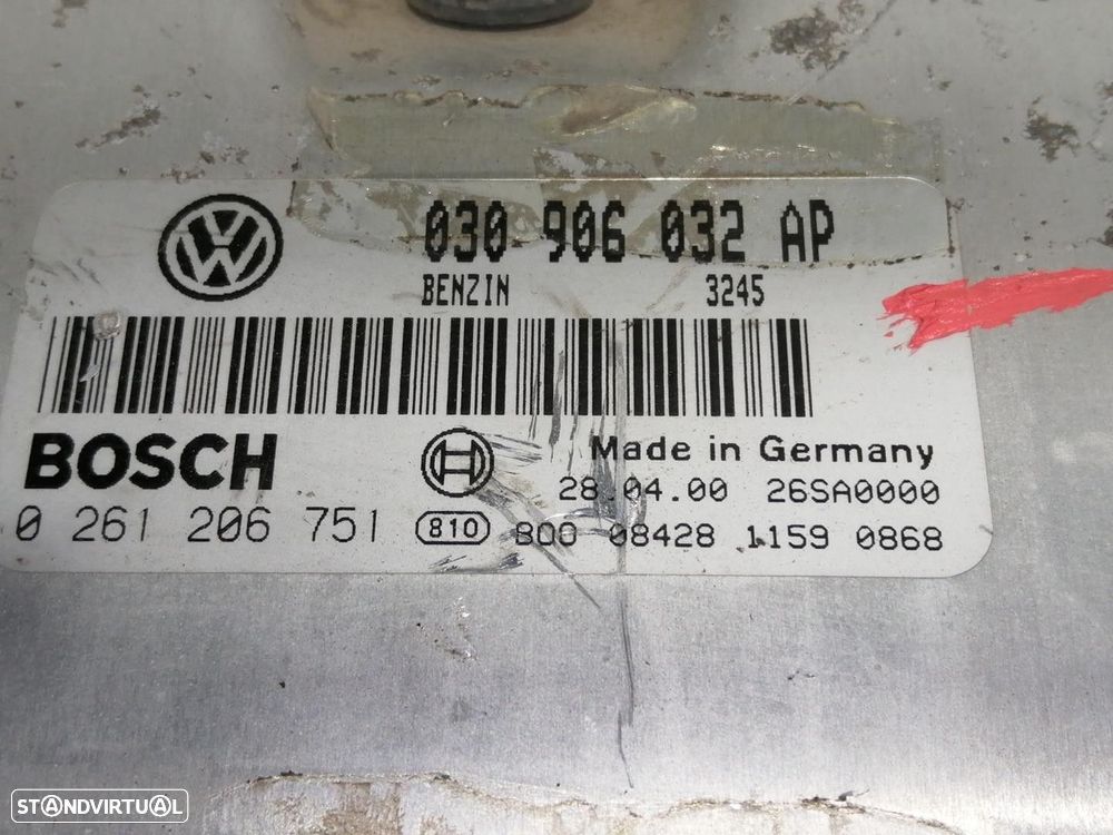 CENTRALINA MOTOR UCE VOLKSWAGEN POLO 2000 -030906032AP - 8
