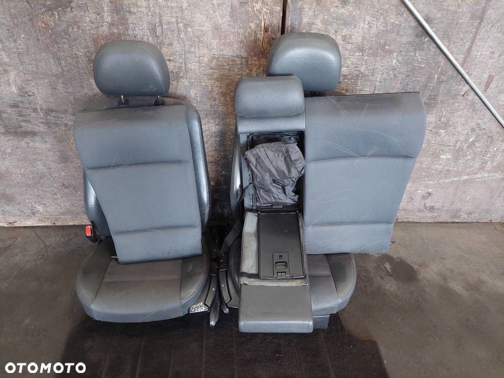FOTEL FOTELE KOMPLET LEWY PRAWY KANAPA TYŁ + BOCZKI BMW E46 SEDAN - 6