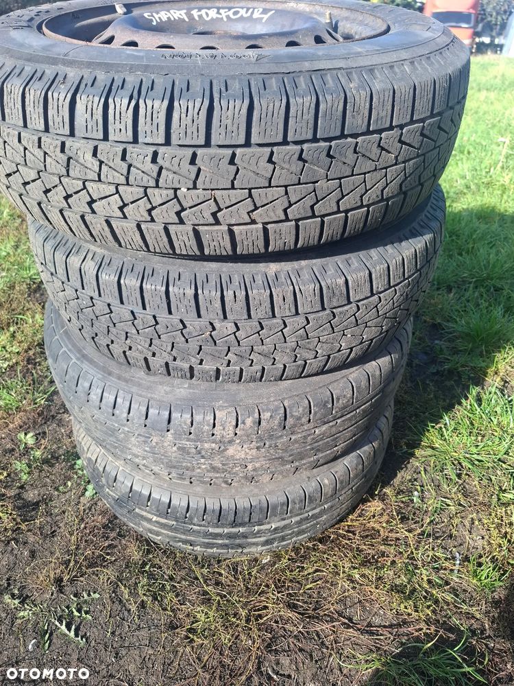 SMART FORFOUR I 4 kola z oponami 165/70 r14 cali - 3