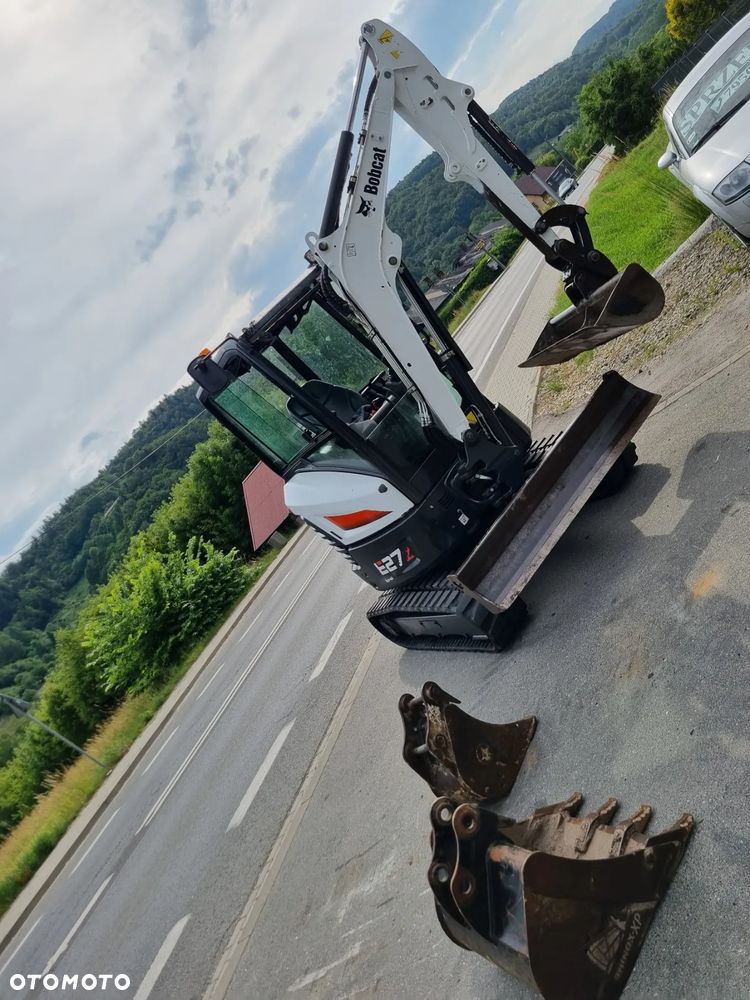 Bobcat E27Z Koparka Gąsienicowa 2,7 Tony jak Nowa Z Norwegii 2021r 1600mtg Kubota silnik - 26