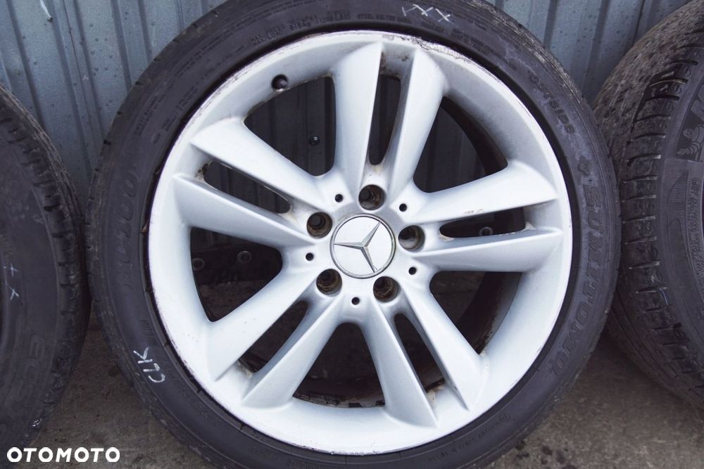 Felgi aluminiowe alufelgi komplet Mercedes CLK W209 7.5x17 ET36 A2094014102 - 14