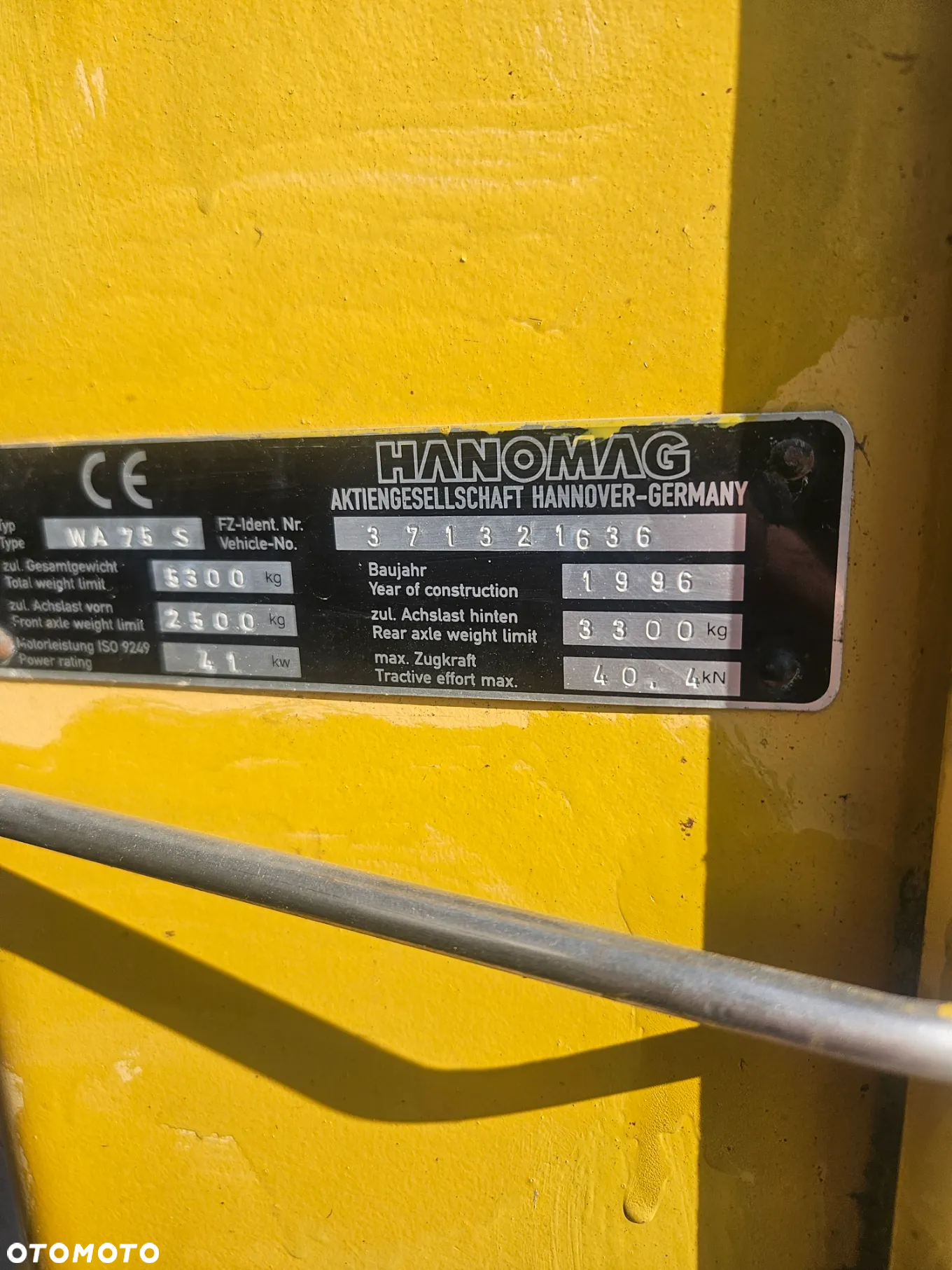Hanomag 15 F komatsu WA75 - 18