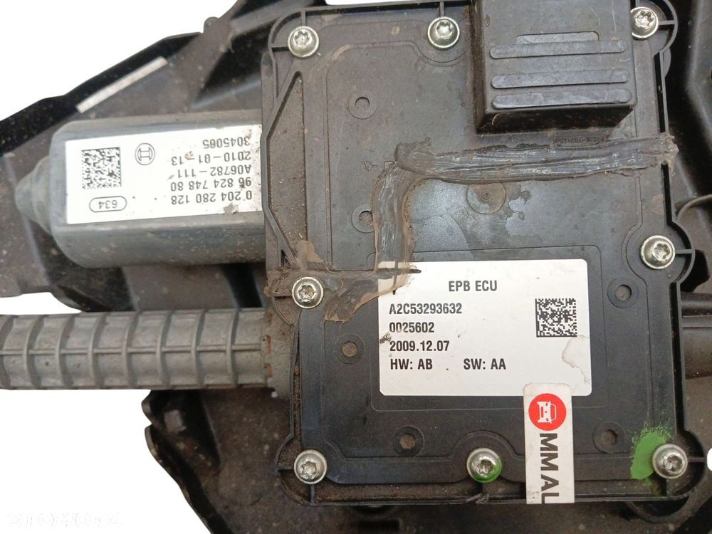 HAMULEC RĘCZNY ELEKTRYCZNY PEUGEOT 5008 A2C53293632 9682474880 - 4