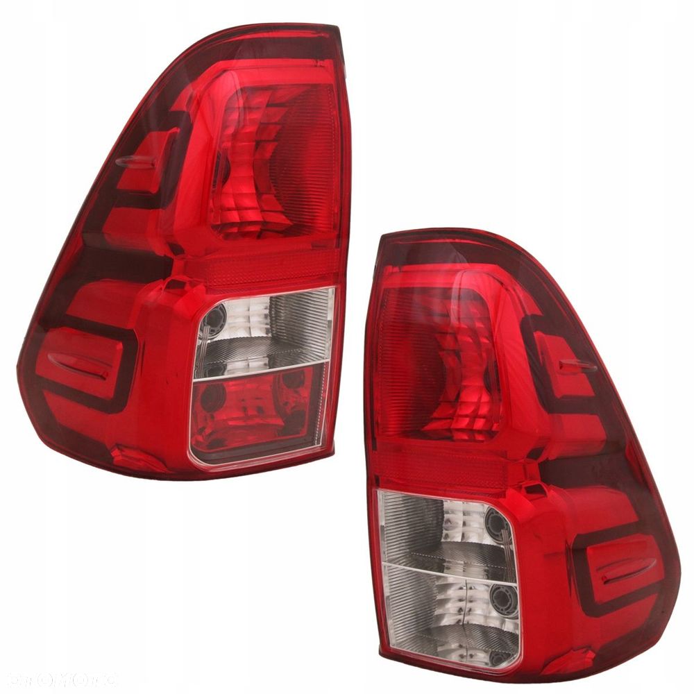 Lampa tyl tylna Toyota Hilux n120 2016-2019 kpl - 1