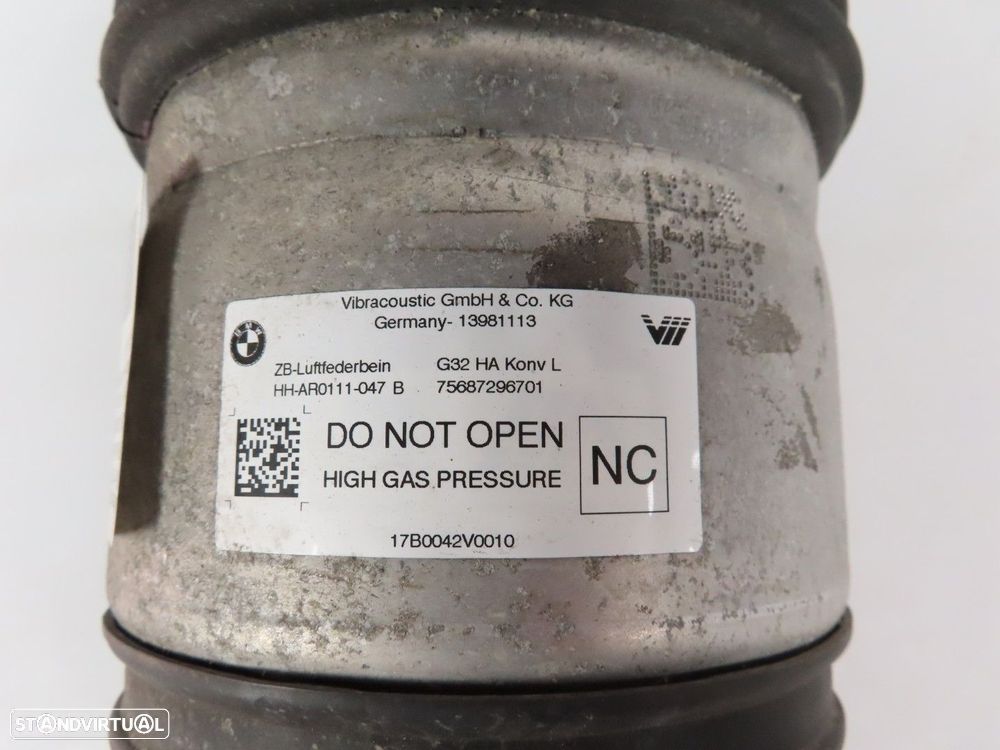 Amortecedor pneumático Esquerdo/Trás Seminovo/ Original BMW 6 Gran Turismo (G32)... - 4