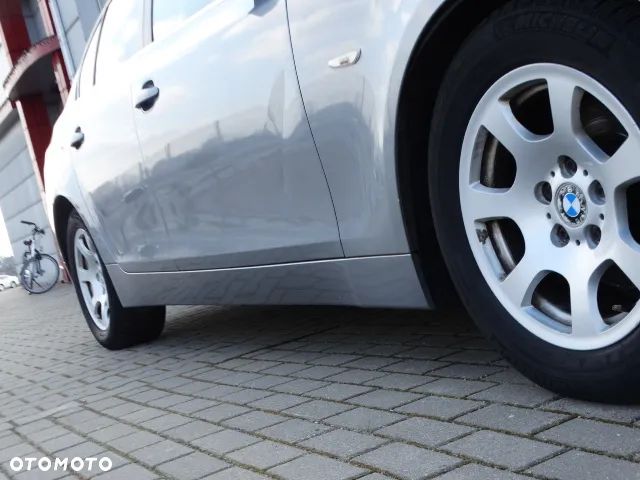 BMW 5 E60 Europa Ćwiartka Podłużnica Fartuch Przód  Lewy Prawy A08/7 SILBERGRAU - 9