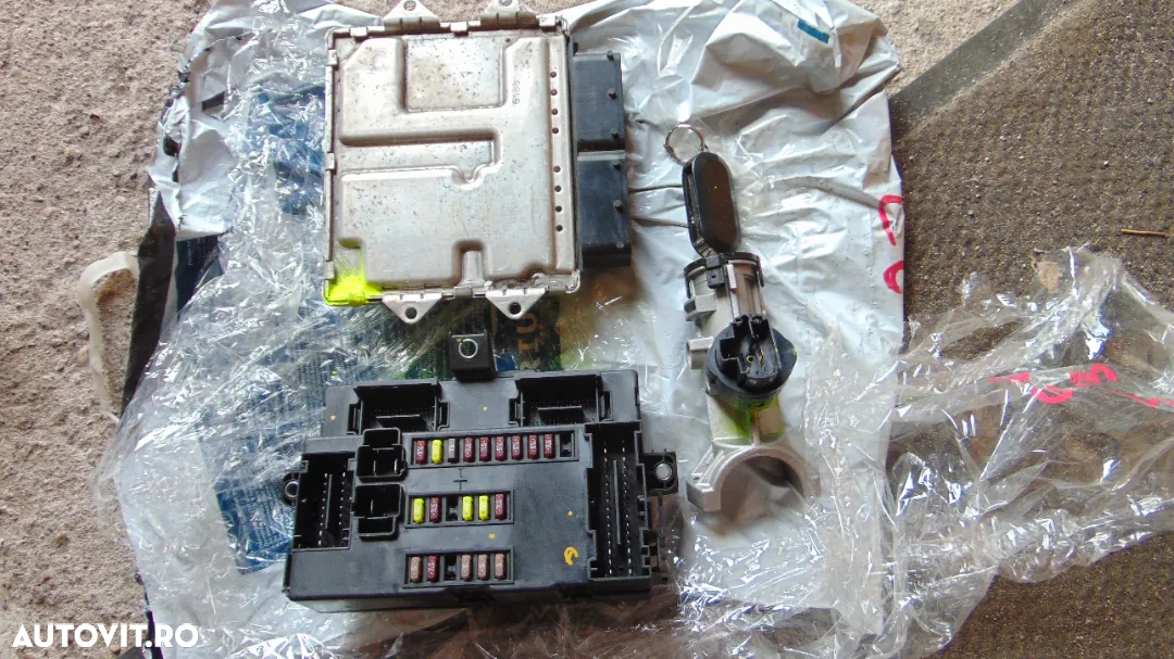 Kit pornire Fiat Ducato 2.3 euro 6 ecu cheie cip tablou sigurante modul - 3