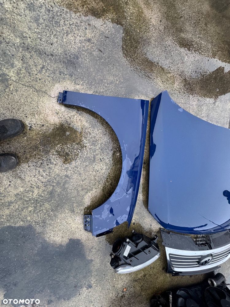 Vw Volkswagen Passat b6 La5e kod lakieru drzwi przednie tylne prawe lewe przód tył klapa tył tylnia klapa bagażnika lampy tył tylnie zderzak tył pdc błotnik prawy lewy zbiorniczek spryskiwaczy webasto 00018031232 / 9013859c pas przedni diesel grill lampy przód przednie maska próg zderzak przedni belka niebieski granatowy - 4