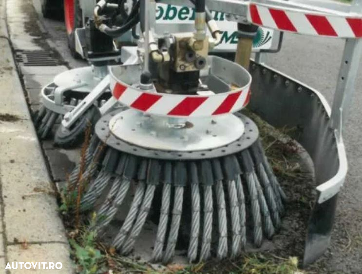 Maturatoare asfalt, perie hidraulica buldoexcavator - 8