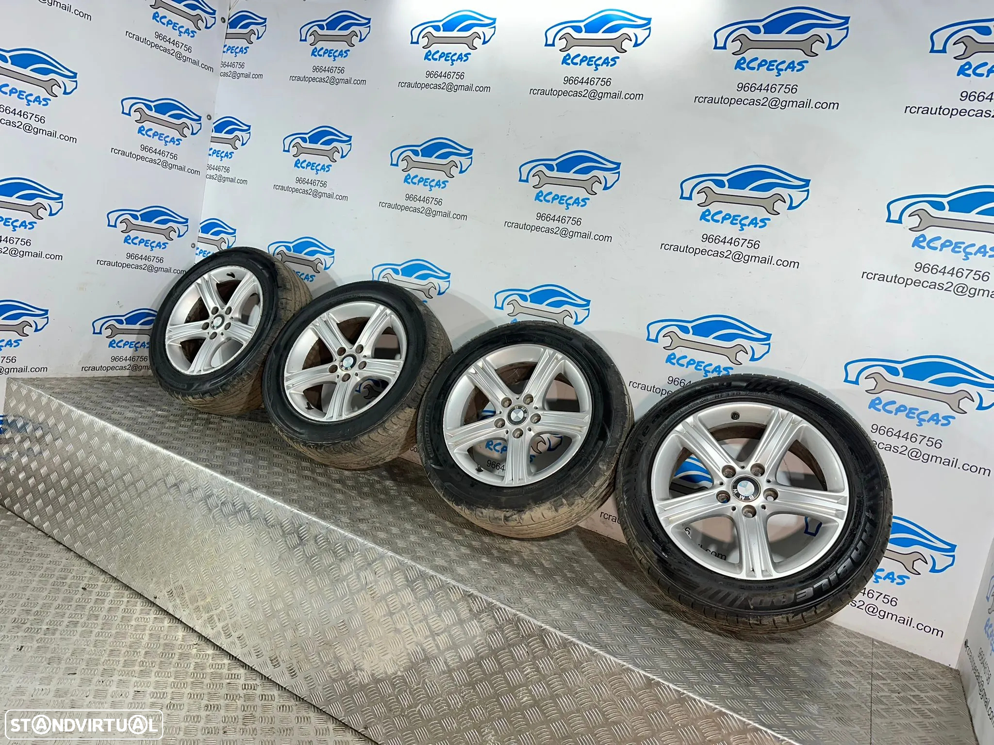 .Conjunto Jantes 17 Originais BMW Style 393 5x120 7.5J ET37 6796242 - 4