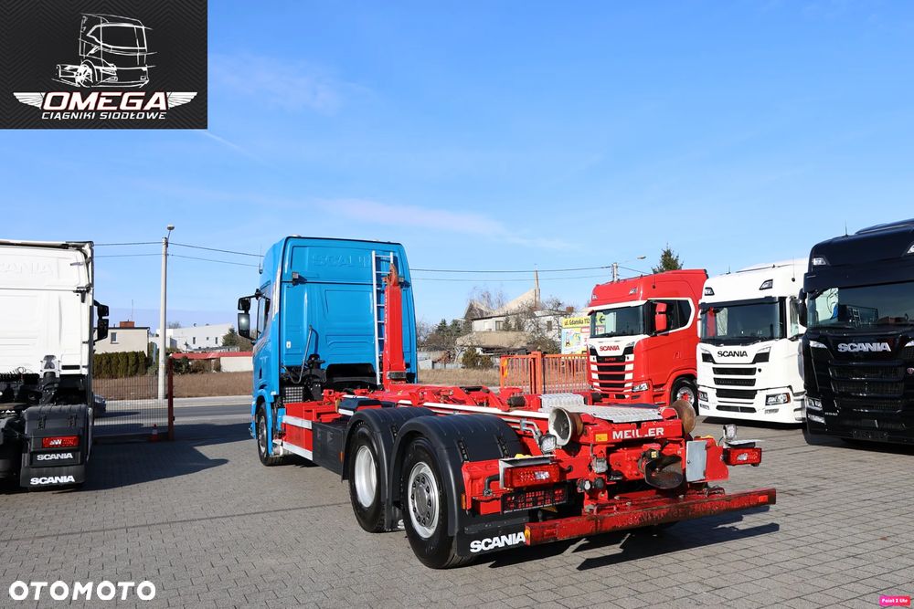 Scania R 450 Hakowiec // Oś skrętna // MEILLER // Klima postojowa / - 4