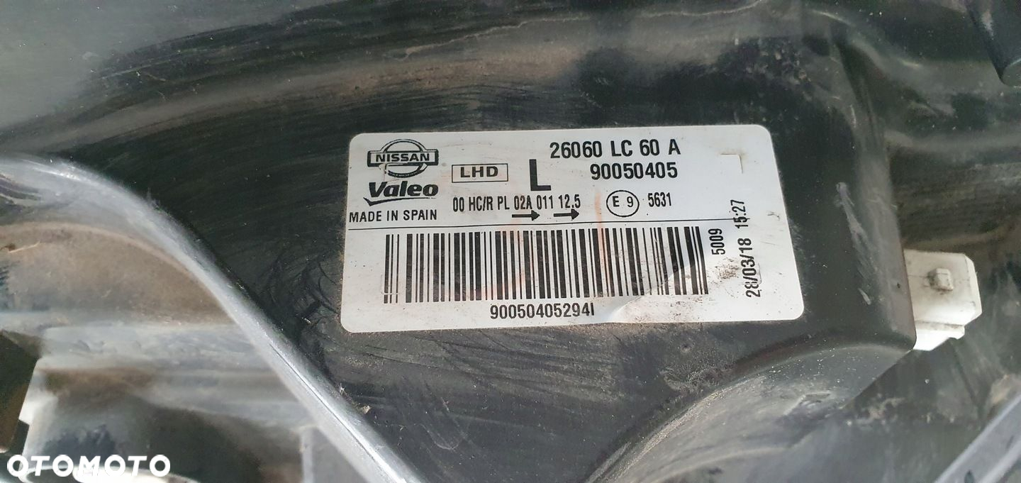 NISSAN CABSTAR RENAULT MAXITY LAMPA LEWY PRZÓD 90050405 - 5