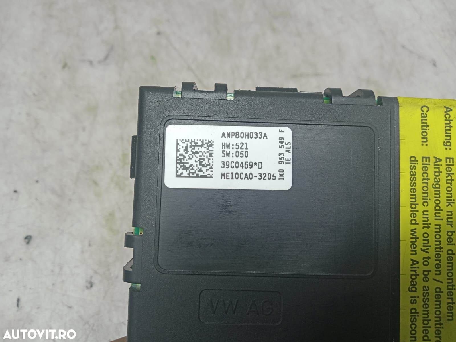 Modul coloana directie 1k0953549f Volkswagen VW Touran 1 [2003 - 2006 - 3