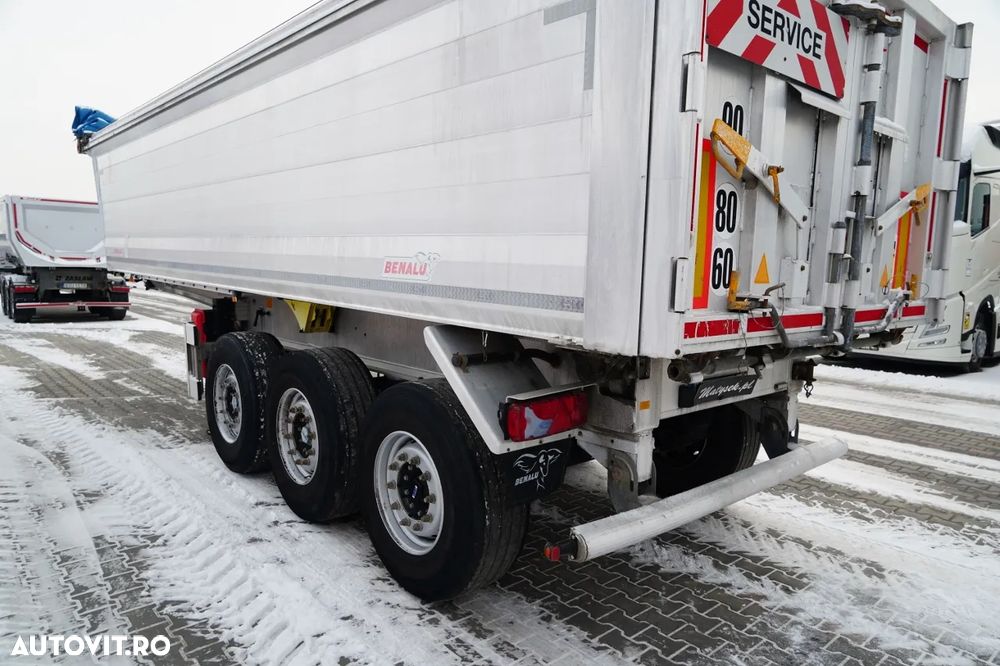 Benalu BASCULĂ BENALU / 27 m³ / ALUMINIU / AXĂ RIDICATĂ / GREUTATE: 5.100 KG / PERDĂ ELECTRICĂ - 11