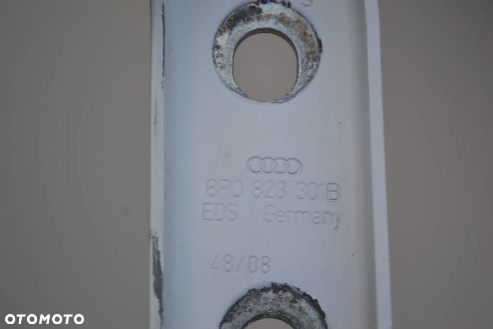 AUDI A3 8P LIFT 08-12 ZAWIAS ZAWIASY MASKI PRAWY LEWY KOMPLET LY9C 8P0823301B 8P0823302B - 3