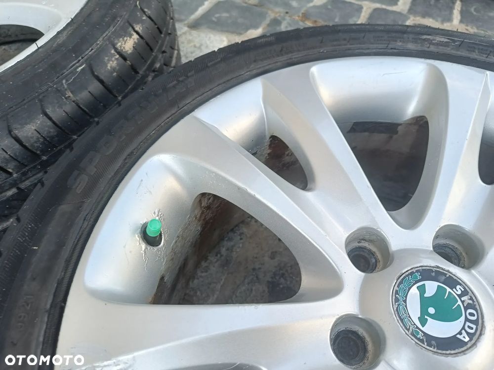 Felgi Aluminiowe 17 Skoda Superb 2 II 5x112 ET49 3T0601025D Koła Seat Audi VW 7,5Jx17H2 - 22