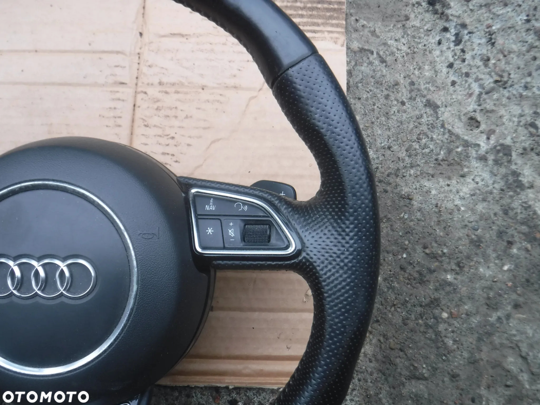 Audi A7 4G A6 C7 A5 8T S5  poduszka kierowcy air bag 4G0880201F kierownica s line sline lopatki stan bdb - 4