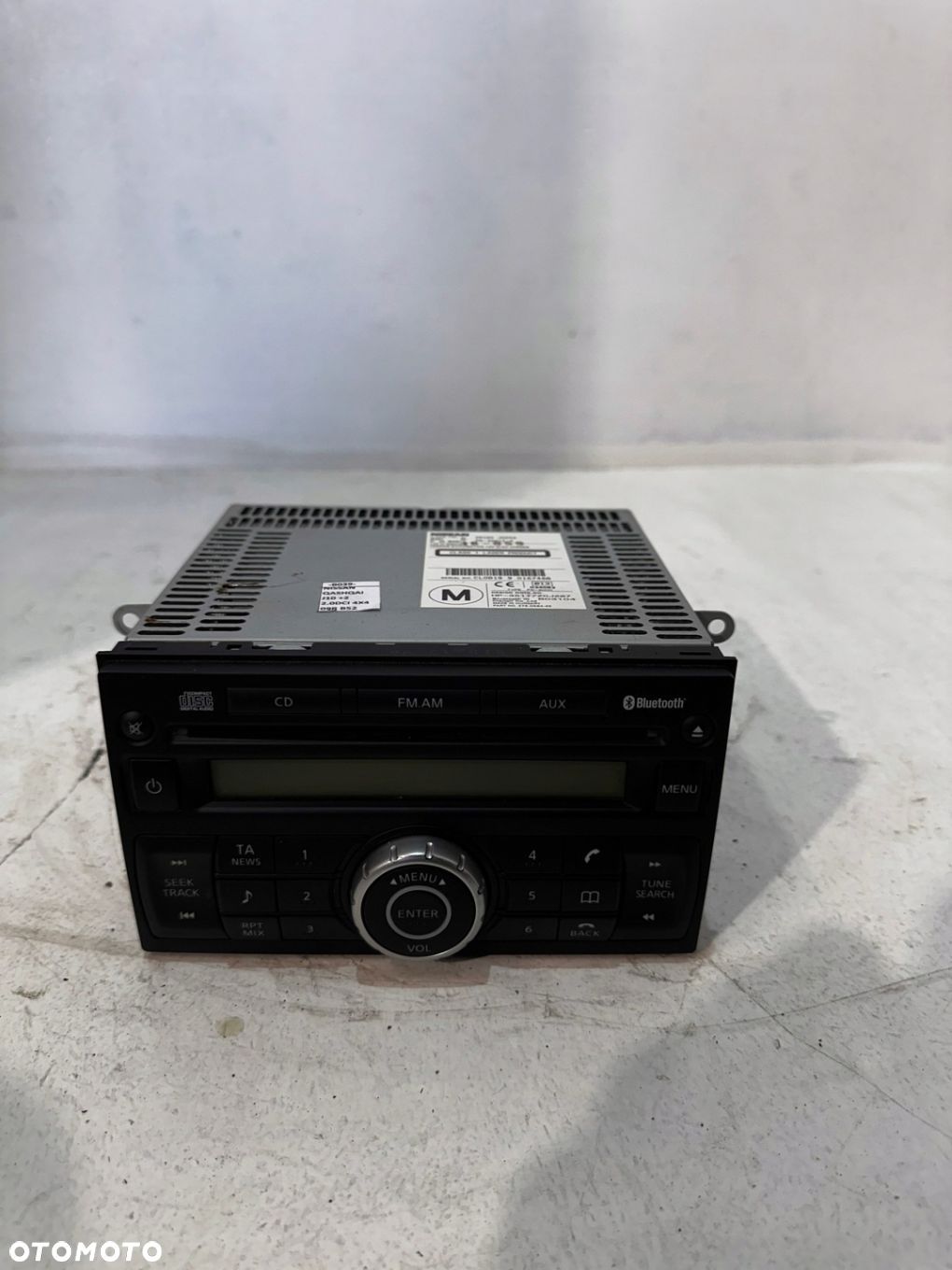 RADIO CD BLUETOOTH 28185JD05A NISSAN QASHQAI J10 2 EUR 09R - 1