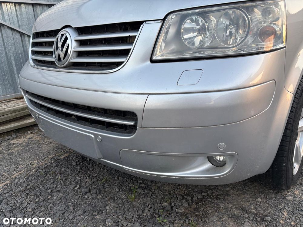 zderzak przedni kompletny na spryski PDC atrapa przód vw transporter multivan caravelle t5 LA7W - 4