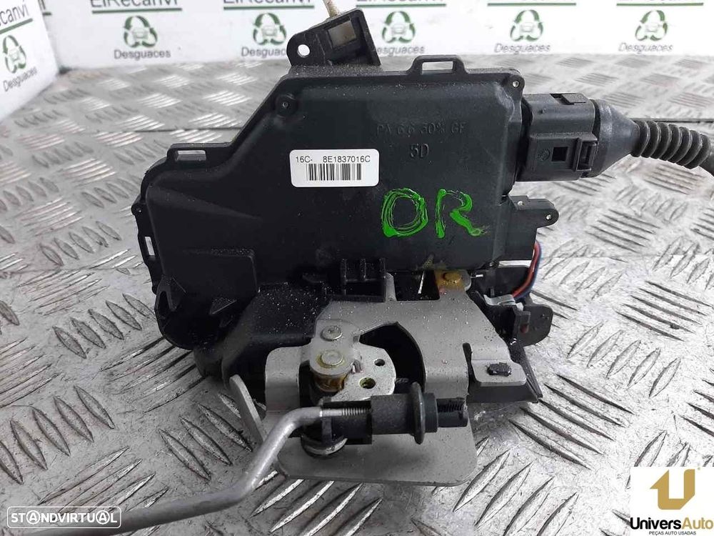FECHADURA PORTA FRONTAL DIREITA AUDI A4 2002 -8E1837016C - 3