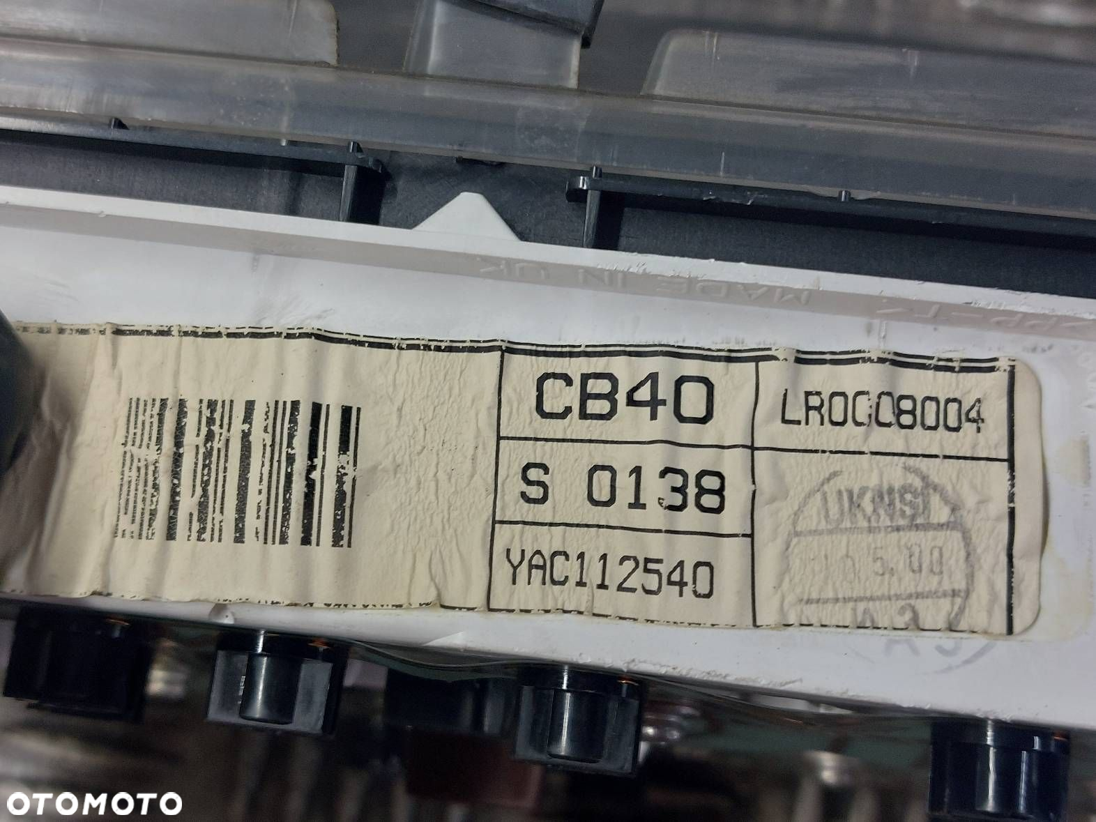 LICZNIK ZEGARY FREELANDER I 2.0 TD YAC112540 YWY100460 - 5