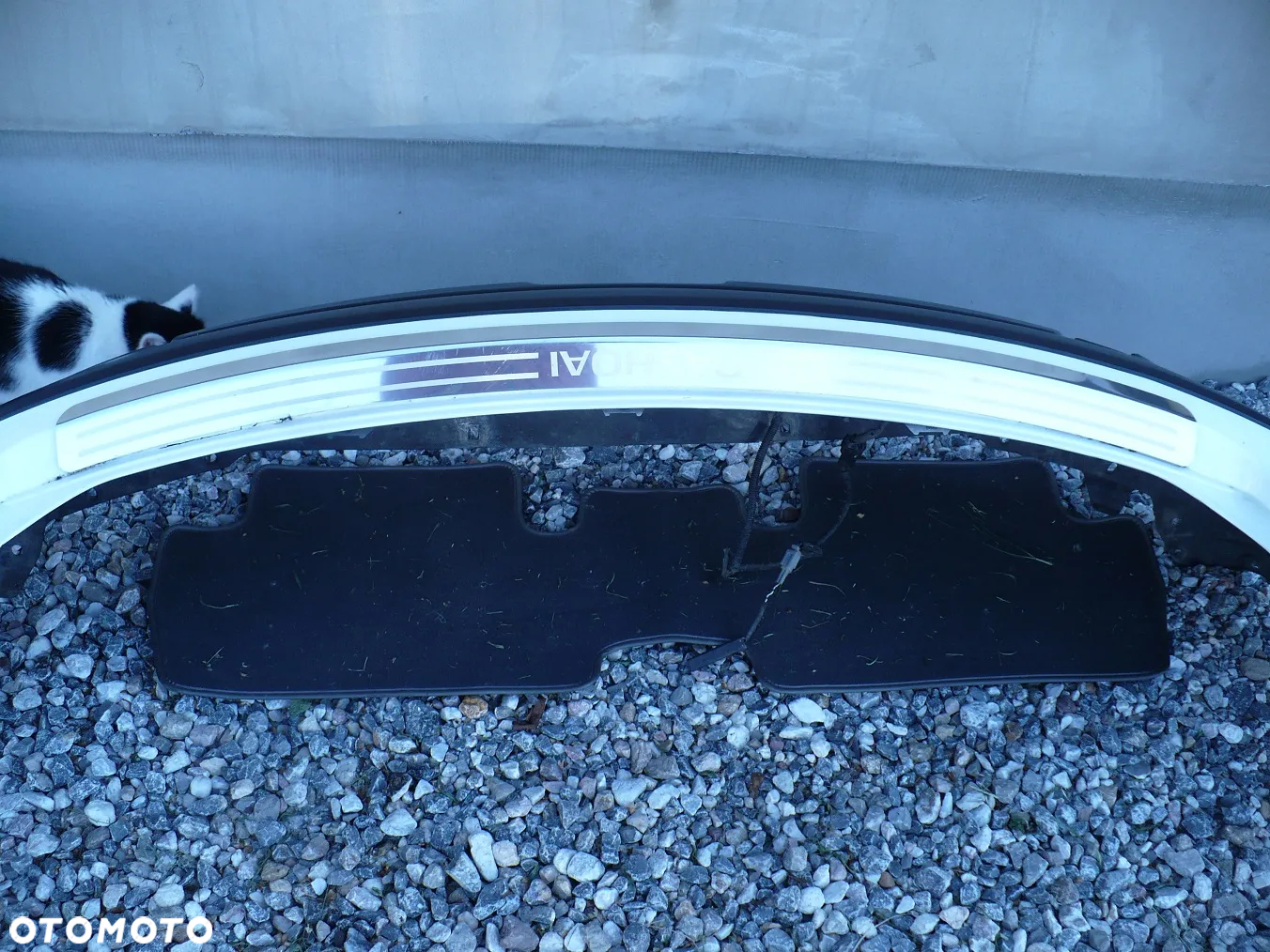 QASHQAI J10 ZDERZAK TYL CZARNY-Z11 BIALY-326 EU. - 19
