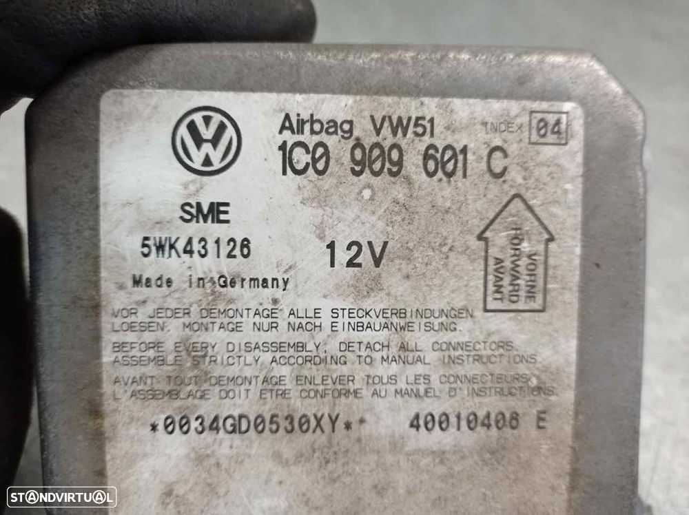 CENTRALINA AIRBAG SKODA FABIA I 2001 -1C0909601C - 1