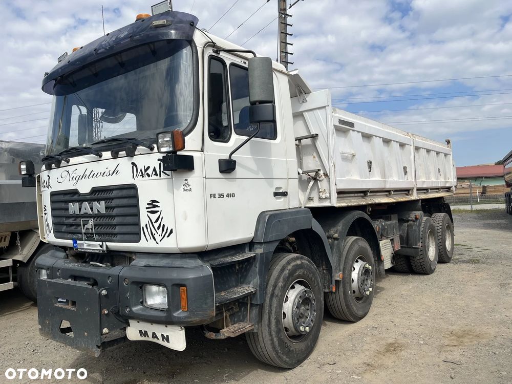 MAN FE 35.410  8x4 Meiller Kipper 3 stronny 2 siłowniki Nowe opony Czołownica - 1