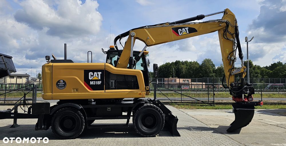 Caterpillar M318F M318 rototilt szczypce Leica przyczepa - 7