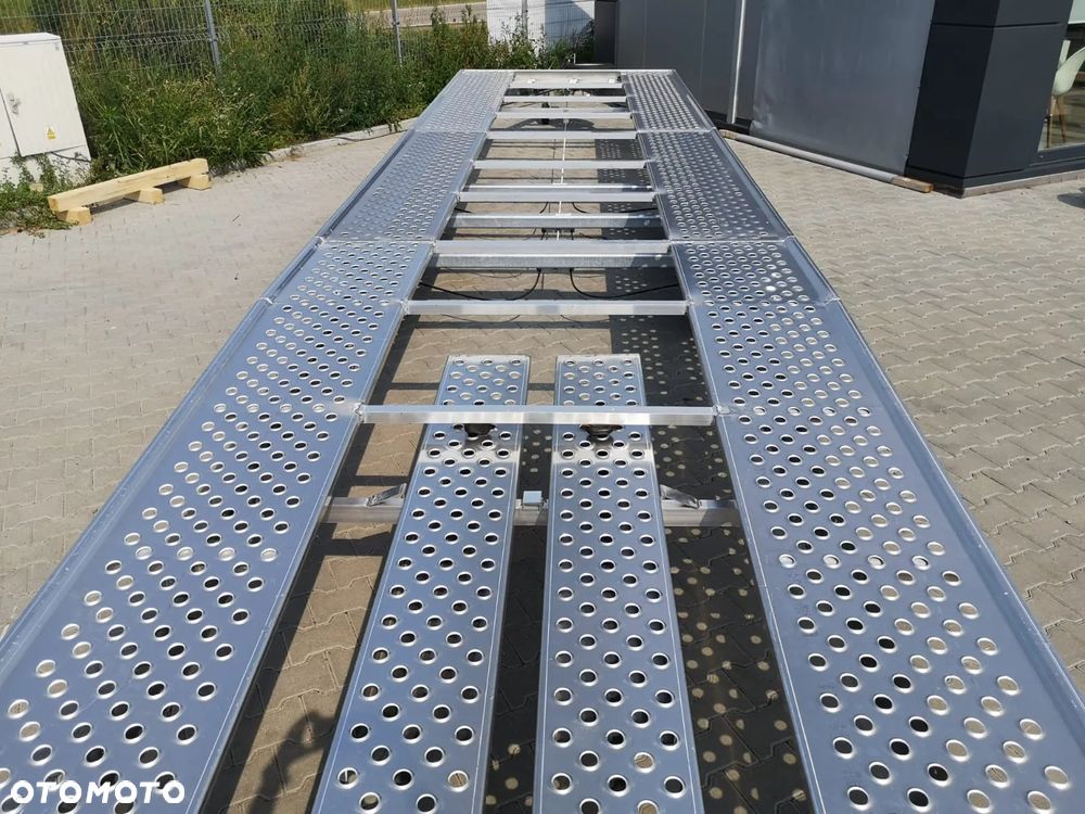 MAZZO DOSTAWA! Laweta aluminiowa 850x204 Masa własna TYLKO 670kg! DMC 3500kg, trzyosiowa, przyczepa na 2 samochody - 12